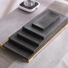 Chaxun Black Gold Stone Tea Tray and Tea Set