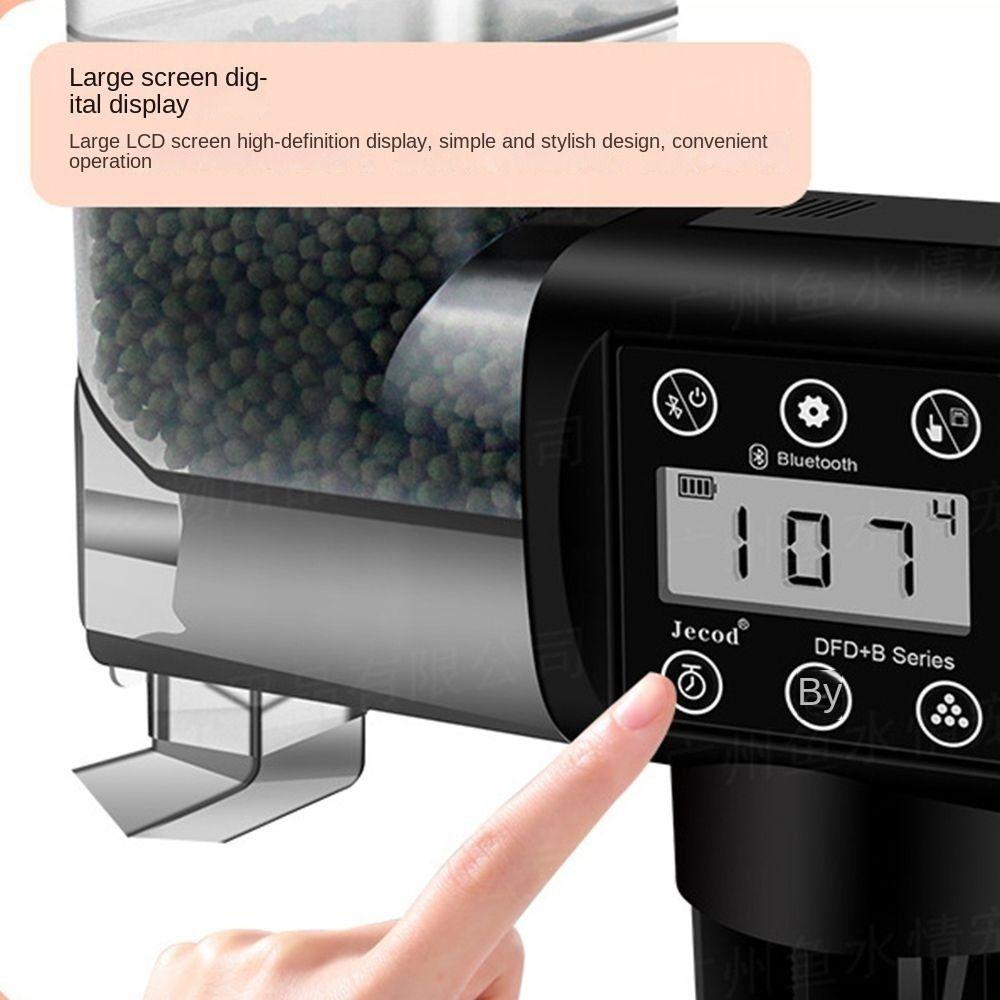 250ML/500M Fish Tank Feeder LCD Display Automatic Fish Feeder for Pet Fish Feeding