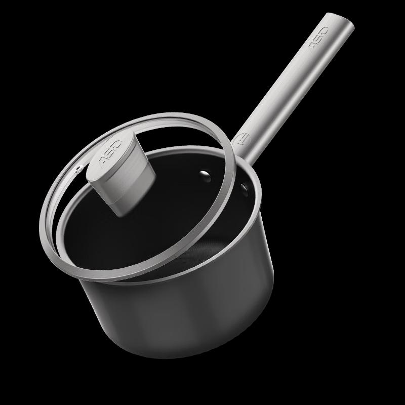 ASD Pure Titanium Non-Stick Milk Pot