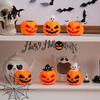 Pumpkin Head Sensory Toy 12Pcs Pop-up Ghost Squeeze Toy, Stress Relief Set Creepy Pinch Fidget for Party Favors Halloween