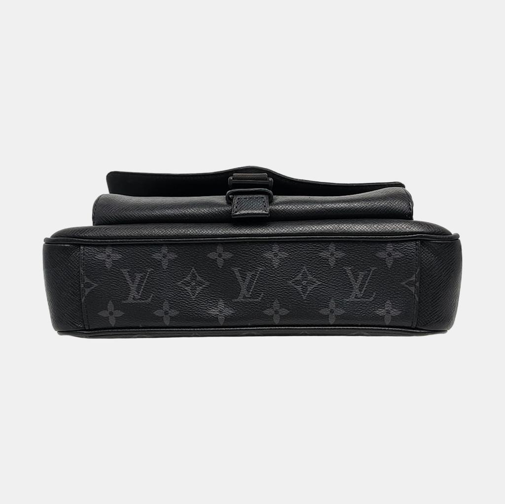 [Pre-Owned] New Monogram Spring Clip Canvas Leather Messenger Bag - Good #1897F00