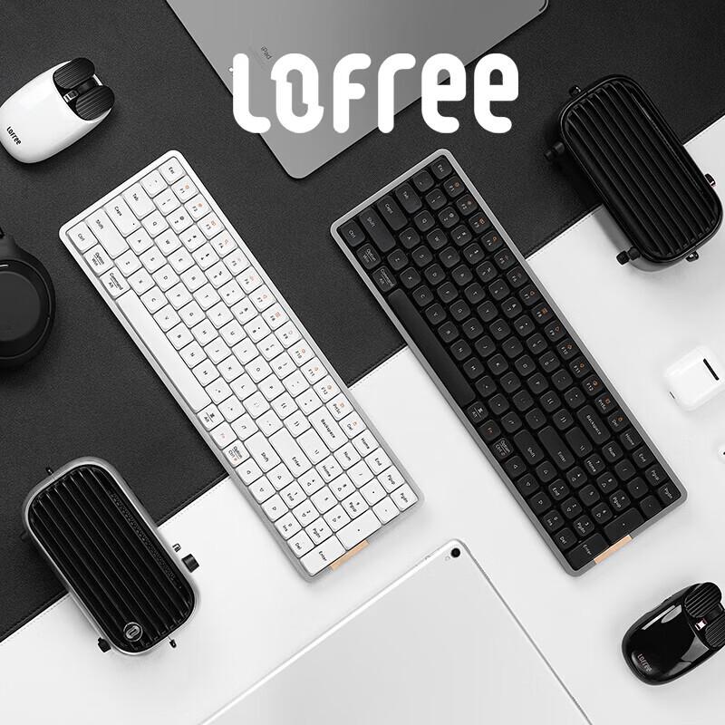 LOFREE OE919 100-клавишная низкопрофильная механическая клавиатура с двумя режимами