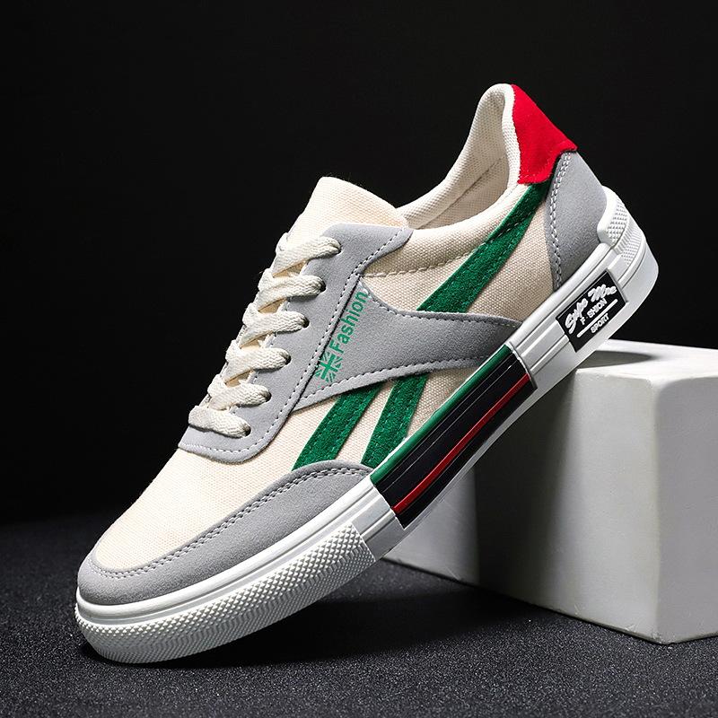 Лидер продаж, мужская тканевая обувь, корейская версия, модная дышащая спортивная повседневная студенческая парусиновая обувь, мужская обувь Ins Board