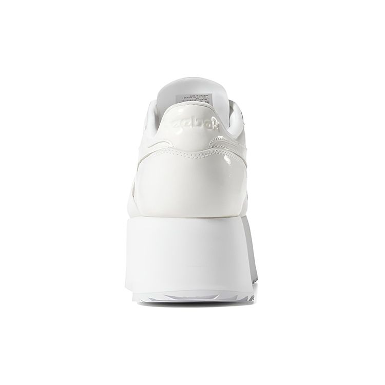 Reebok Женские кроссовки X Gigi Hadid Classic Leather на тройной платформе Белые Неоновые Красные Черные DV4110