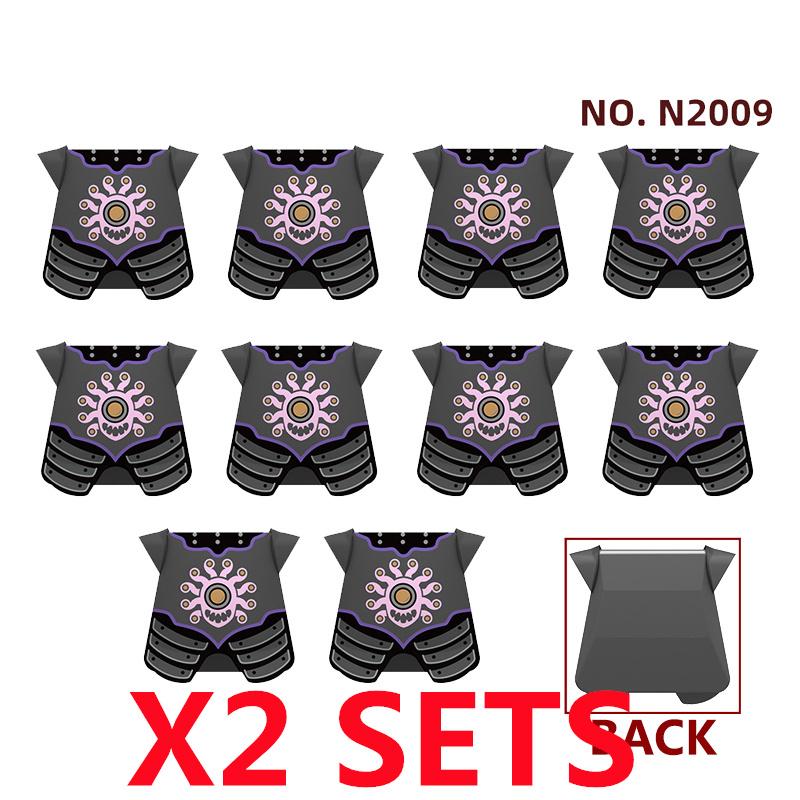 Набор средневековых строительных блоков с солдатами, лошадьми и настраиваемой броней для детей от 6 лет