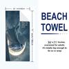 Moonknight Print Beach Towel, Large Soft Quick Dry Towel for Beach Camping Swimming