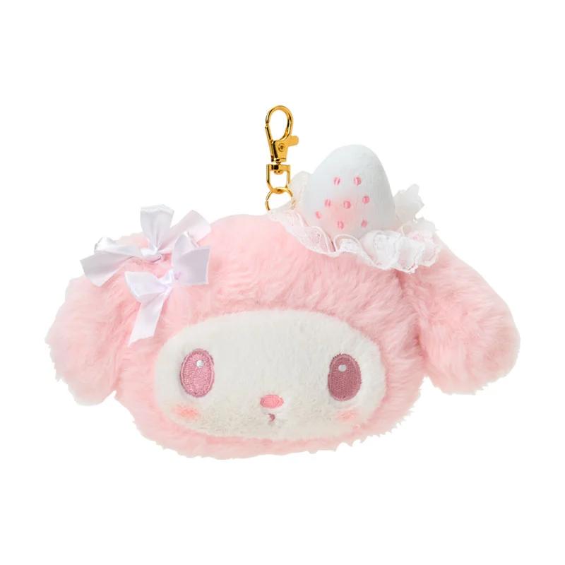 Sanrio My Melody Чехол для проездного с мордочкой (Чай со вкусом белой клубники) Япония НОВИНКА