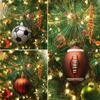 6Pcs Plastic Christmas Tree Ornament 6cm Electroplated Ball Christmas Decorations