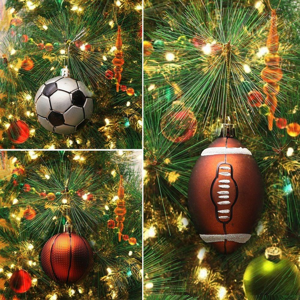 6Pcs Plastic Christmas Tree Ornament 6cm Electroplated Ball Christmas Decorations