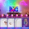 Одноцветная RGB Неоновая Светодиодная Лента USB DC5V, Пульт Дистанционного Управления с 24 Клавишами, Смена Цвета, Праздничный Подарок, Свет для Атмосферы Вечеринки, Декор для Фестиваля
