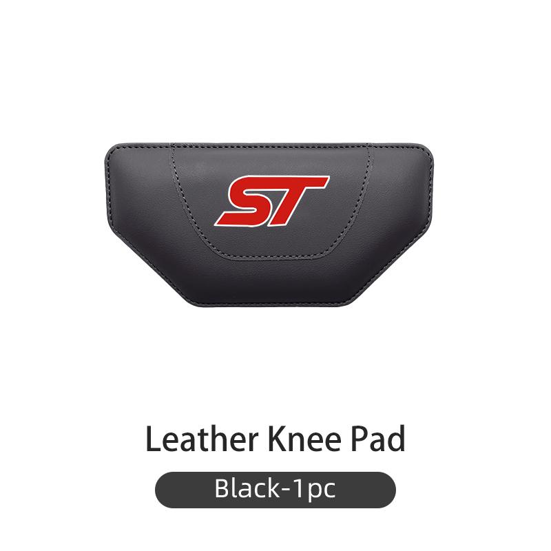 For Ford Car Leather Knee Pad Inside Knee Cushion Comfortable Leg Hold Accessories ST Racing Performance Focus Mk2 Mk3 MK4 sa22