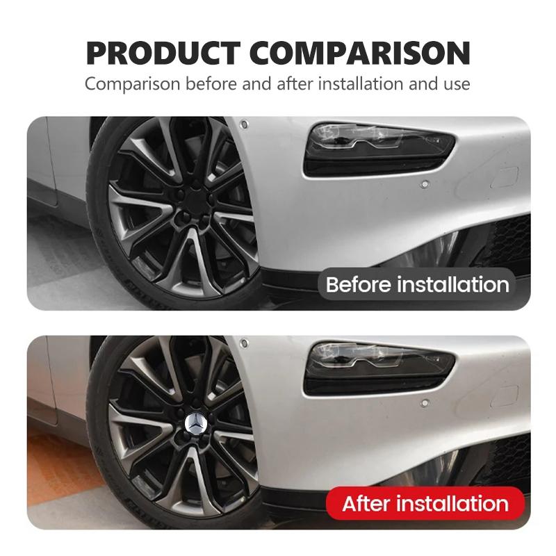 4PCS Car Styling Wheel Center Cap Hub Covers Badge Accessories For Benz AMG Exclusive W204 W222 W205 W203 W213 W124 W108 W126 AA1