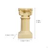 Classic Greek Statue,Mini Pillars ,Resin Crafts Household Office Desktop Decor,Garden Banquet Resin