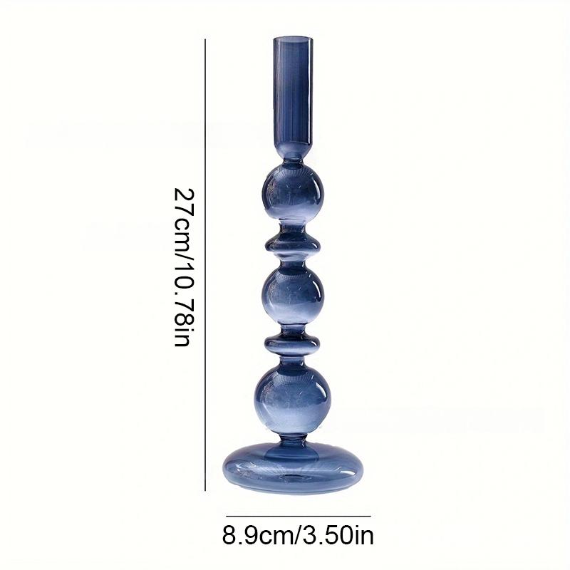 1шт стеклянная ваза гостиная столовая настольное украшение премиум-класса подсвечник композиция свет роскошный стиль мульти-стиль