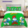 Smurfs Blue World Adventure Bedding 1 Duvet Cover 2 Pillowcase Without Core Bedding Set Duvet Cover And Pillowcase Soft And Comfortable