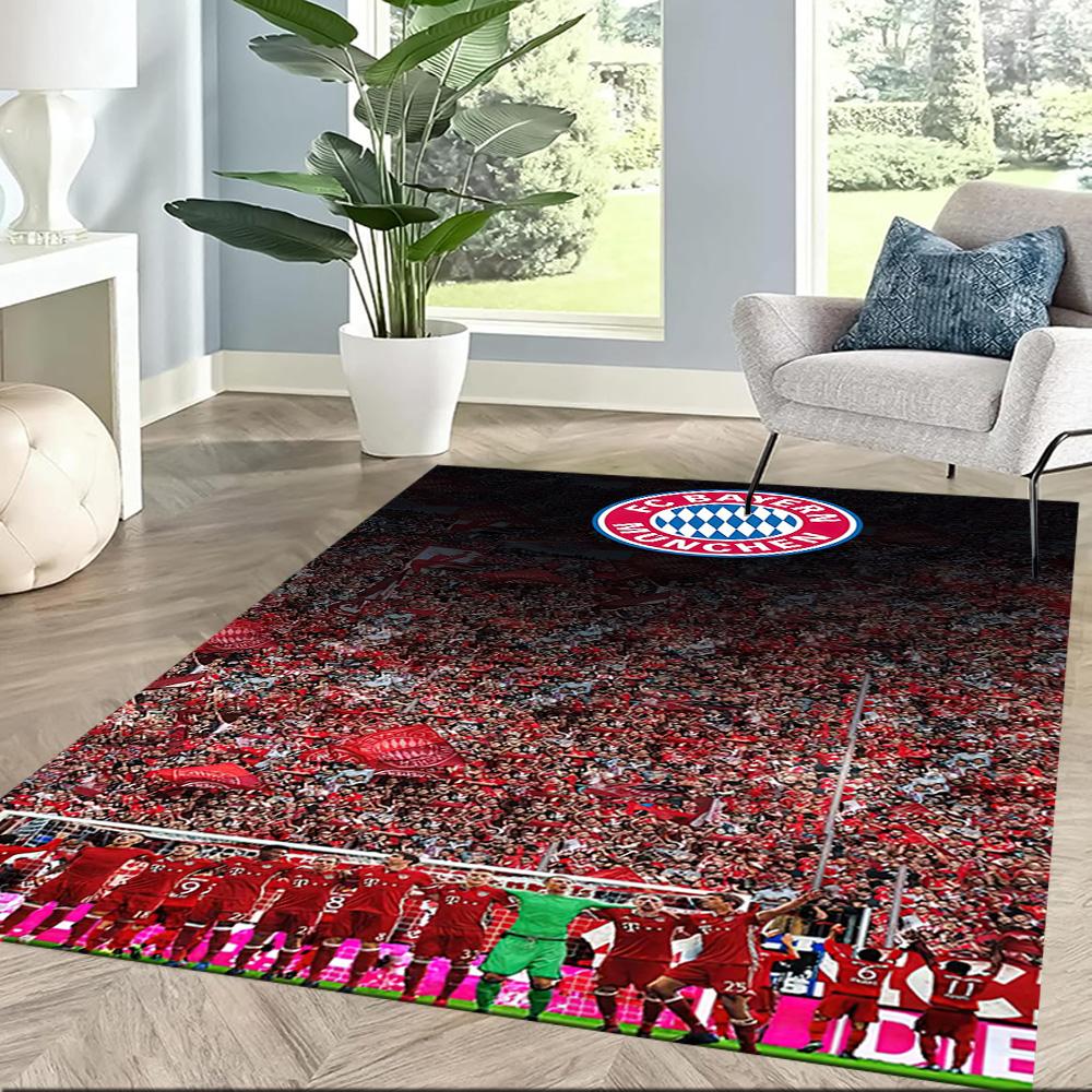 Bayern Munich Floor Mat Design for Entryway Living Rooms Playrooms Decorate room Antislip Carpet Anime Office Decor Perfect Gift for Friends & Family