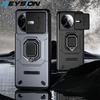 KEYSION Shockproof Armor Case for POCO F7 Pro Slide Camera Lens Protection Ring Stand Phone Back Cover for Xiaomi POCO F7 Ultra