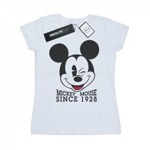 Disney Womens/Ladies Mickey Mouse Since 1928 Cotton T-Shirt