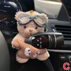 Internet Celebrity Car Accessories, Used for Car Gear Shift Decoration, Cute Dolls with Turn Signal, Windshield Wiper, Rearview