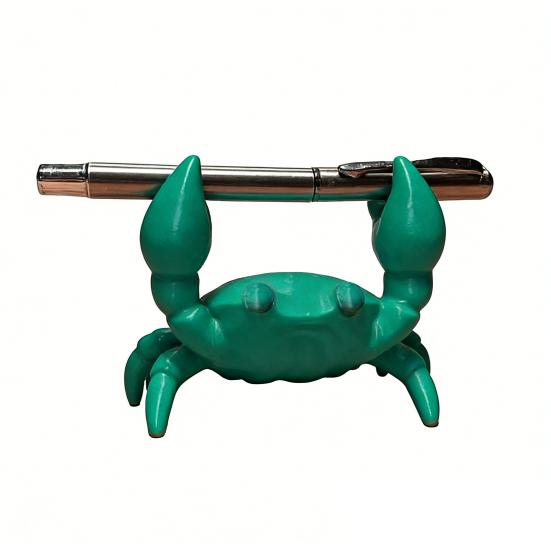 Подставка для ручек в виде краба, милый 3D органайзер для стола для ручек, карандашей, очков, декоративный подарок для детей, взрослых, школьные и офисные принадлежности