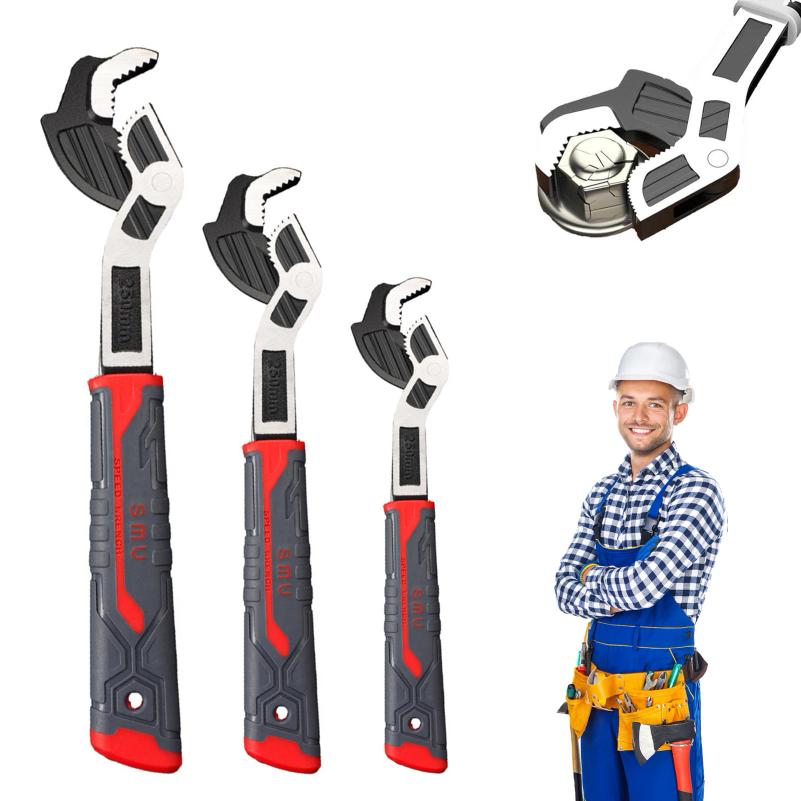 Универсальный сантехнический ключ Power Grip, Самозажимные ключи, Подходит для различных ремонтных работ, Инструменты 6/8/10/12 дюймов