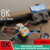 2025 New A11 Max RC Drone 8K ESC Dual Camera Aerial Aircraft All-round Obstacle Avoidance Brushless WIFI FPV Quadcopter Toy Gift