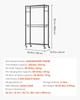 Rolling Clothes Rack, Heavy Duty Clothing Garment Rack, 3 Adjustable Tiers Clothing Racks with Carbon Steel, 204 kg Load Capacity Closet Wardrobe for
