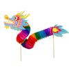 Zodiac Handheld Dragon Dance Craft Handmade Chinese Style Paper Dragon  Lunar New Year