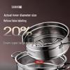 Sanhe 3-Layer Stainless Steel Steamer Pot
