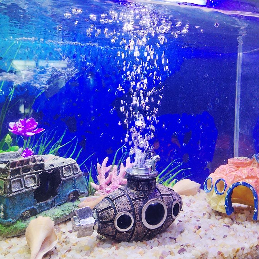 Resin Submarine Ornaments Fish Shrimp Shelter Cave Landscaping Accessories for Aquarium Fish Tank Decorations