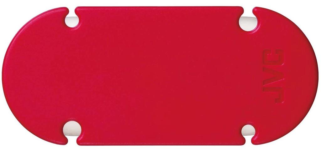 Наушники JVC Canal красные HA-FX19-R