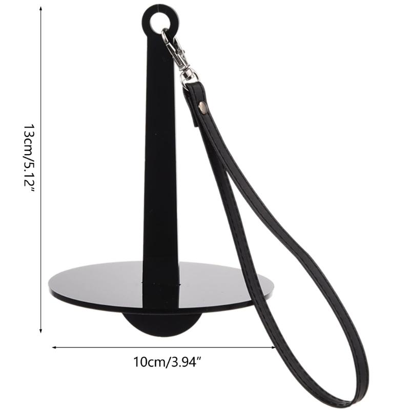 String Dispenser Holder Acrylic Detachable Leather Wrist Yarn Holder Reusable Yarn Minder for Home Lightweight Yarn Ball