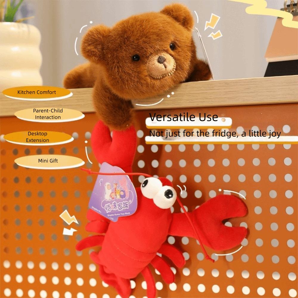 Имитация Мягкие Мягкие Мини Животные Магниты на Холодильник Наклейка на Холодильник Подарок на День Рождения