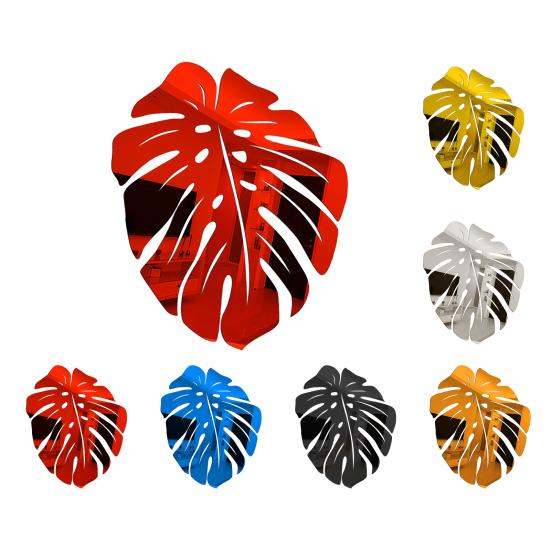 Полезная 3D-эффектная декоративная наклейка на стену в виде листа, удобная износостойкая наклейка на стену в виде листа