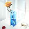 Креативная акриловая ваза Яркий цвет Стабильная декоративная основа