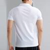 Мужские поло Li Ning Белый воротник-поло Умеренный прямой крой APLR183-2