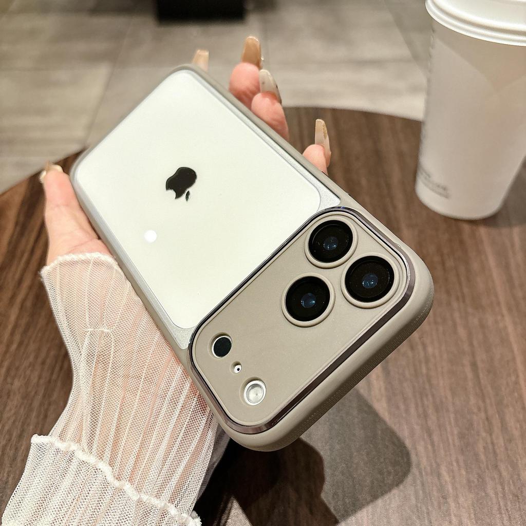Матовый прозрачный чехол для iPhone 17 Pro Max с полной защитой и противоударной пленкой для линз Apple 16 для мужчин и женщин