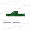 FSNK8 Alloy Metal Monte Carlo Racing Flag Grille Emblem Rear Trunk Badge Sticker For Skoda Fabia Octavia Kodiaq Superb VRS Kamiq Rapid