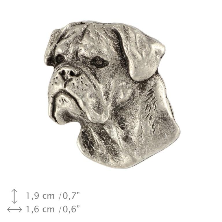 Bullmastiff I - Dog brooch in a gift box, elegant pin, lapel pin for Art-Dog brand jacket