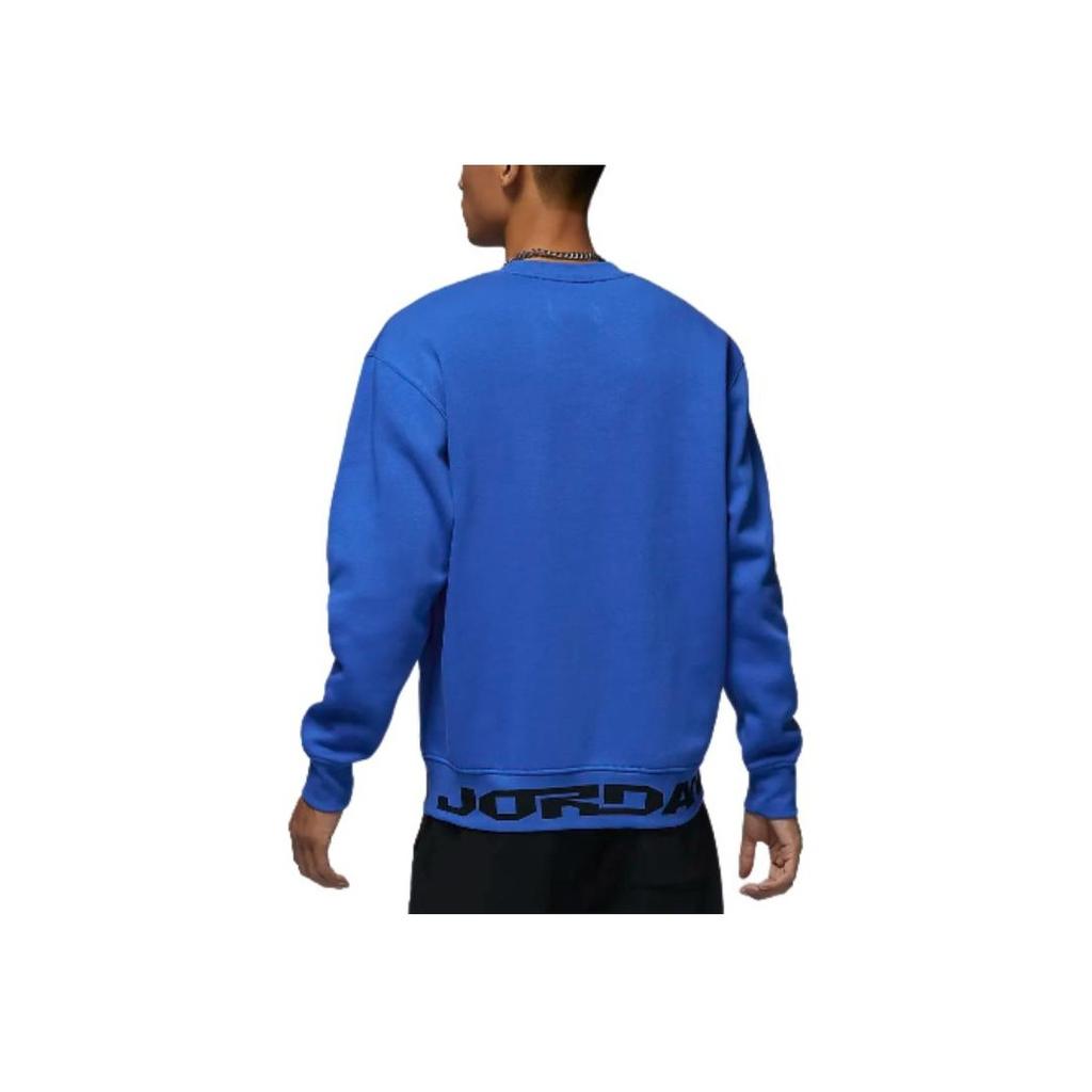 Jordan MVP Fleece Crewneck Fashion Pullover Sweatshirt Men Sweatshirt Blue FV7437-480