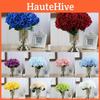 Heads Artificial 5 Hydrangea Silk Flowers Bouquet Home Wedding Party Decor