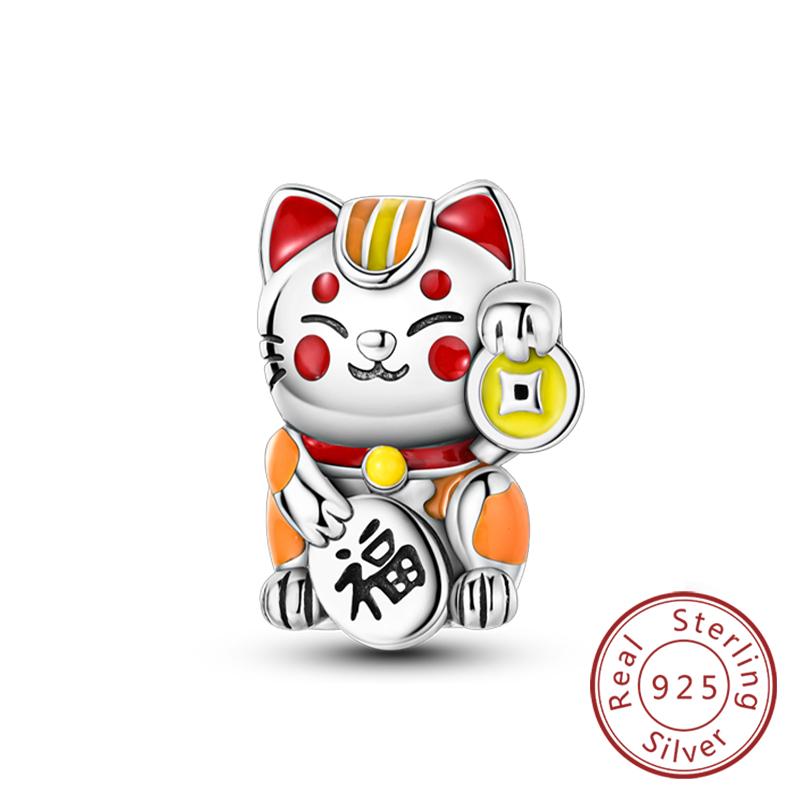 Шармы Медь Собака Кошка Отпечаток лапы Любовь к питомцам Шармы Бусины Подходят для оригинальных браслетов Ожерелья Подвеска Женщины DIY Ювелирные изделия