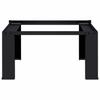 Washing Machine Pedestal Black 64 x 55 x 32.5 cm Steel