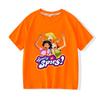 Детская футболка с мультяшным принтом "Totally Spies", 100% хлопок, уличная одежда, для мальчиков и девочек, с коротким рукавом, повседневная, летняя, для малышей.