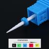 1pc Ceramic Nail Drill Bit Small Ball Milling Cutter Bits For Manicure Pedicure Pointed Apparatus Files Gel Polish Remove Tools