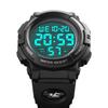 Timever Digital Waterproof LED Sports Watch with Alarm and Stopwatch Includes Japanese Instructions Men's Watch, Watch, Functions, Large, Easy-to-Read