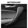 Betterhumz Для BMW F20 2012- Автомобильный интерьер Ручка двери Ручка подлокотника Панель отделки Покрытие из Алькантары ABS 2 шт. Аксессуары