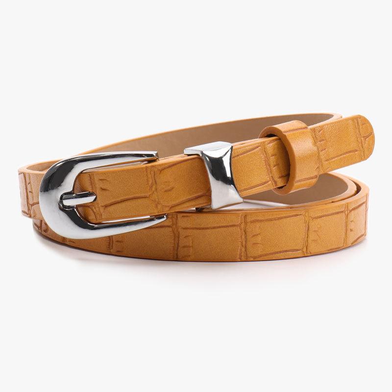 Highend Pu Leather Waist Belt With Textured Finish For Chic Office And Daywear