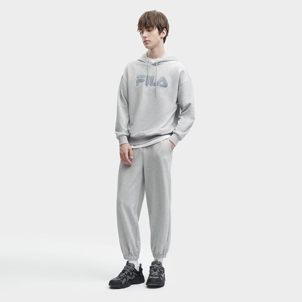 Новая толстовка FILA Унисекс M377 Облачно-серый Меланж Серый F51U348297F-MG