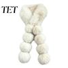 Convenient Magnetic Closure Scarf Women Faux Fur Scarf, Winter Neck Warmer with Buckle, Soft Fluffy Elegant Draping Design Plush Long Collar for Cold